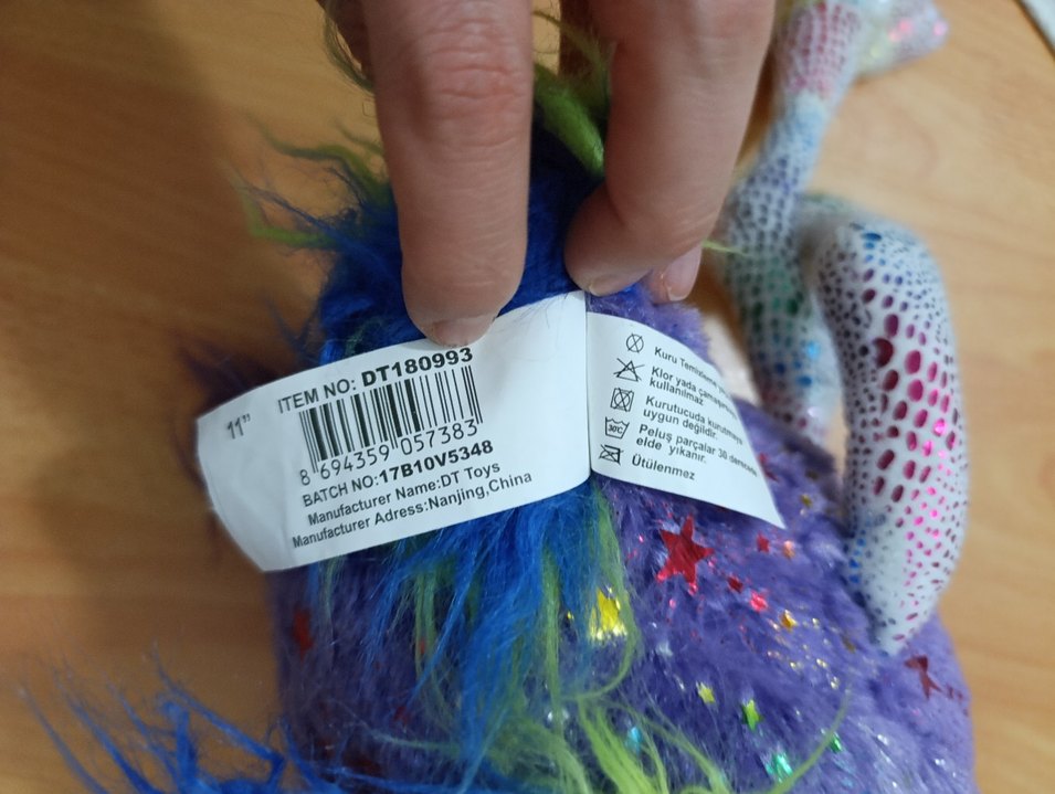 Renkli Peluş Oyuncak Devekuşu - Görsel 5