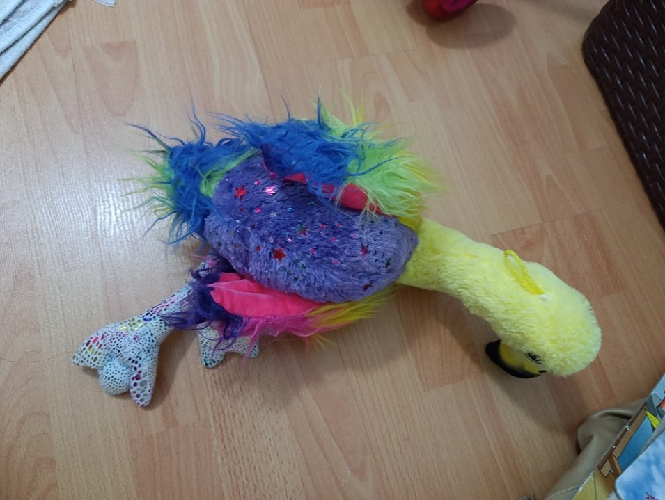 Renkli Peluş Oyuncak Devekuşu - Görsel 2