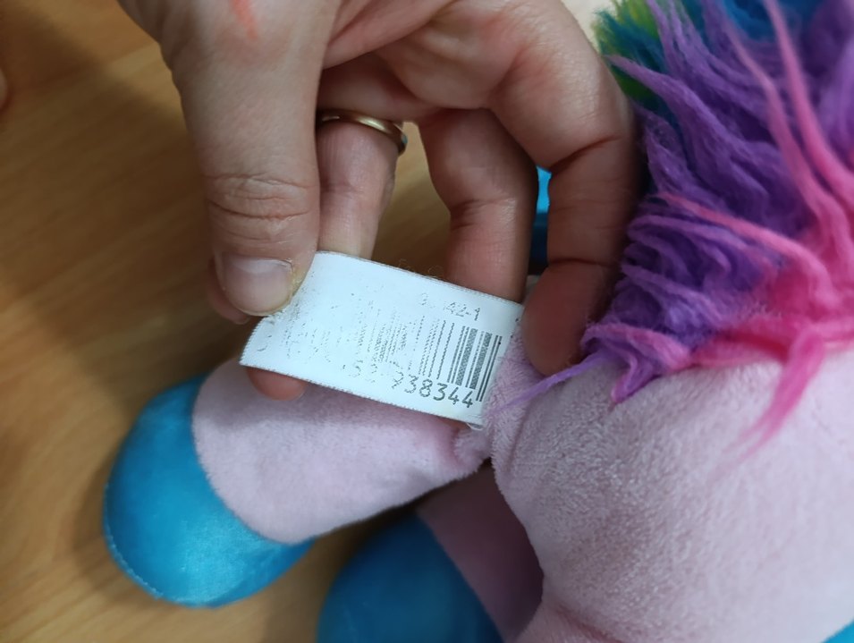 Pastel Renkli Peluş Unicorn Oyuncak - Görsel 2