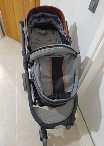 Kraft Bebek Arabası Gri ve Kahverengi - Görsel 3