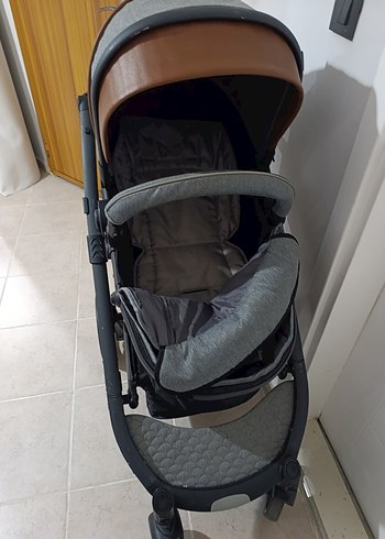 Kraft Bebek Arabası Gri ve Kahverengi - Görsel 5