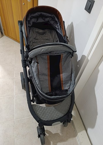 Kraft Bebek Arabası Gri ve Kahverengi - Görsel 2