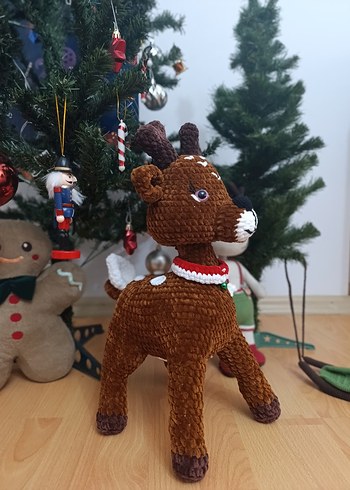 Kahverengi Yumuşak Oyuncak Geyik - Görsel 2