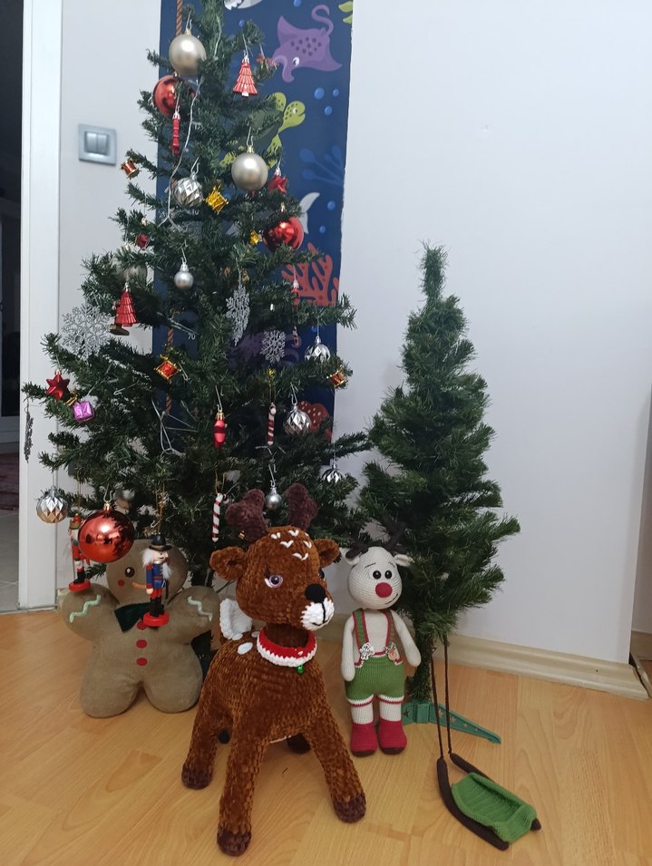 Kahverengi Yumuşak Oyuncak Geyik - Görsel 3