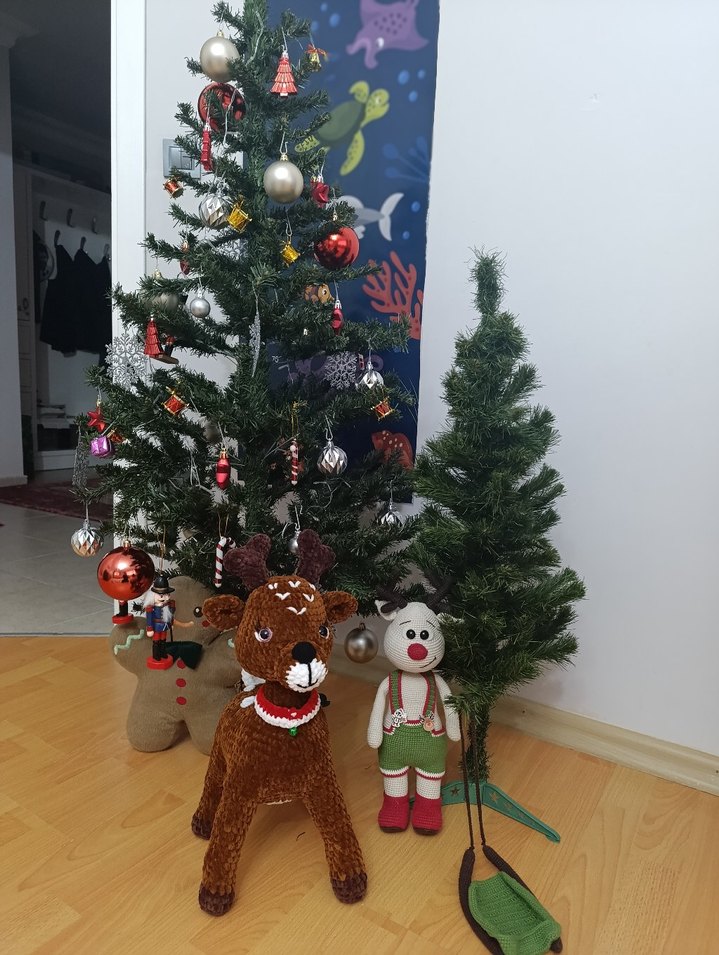 Kahverengi Yumuşak Oyuncak Geyik - Görsel 5