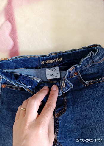 Zara kız Çocuk zara skinny Düğmeli Pantolon