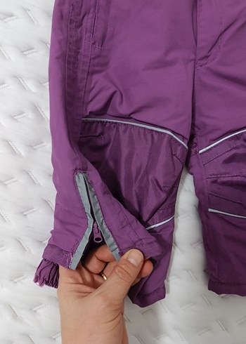 Kız Çocuk Mor Askılı Tulum - Görsel 3