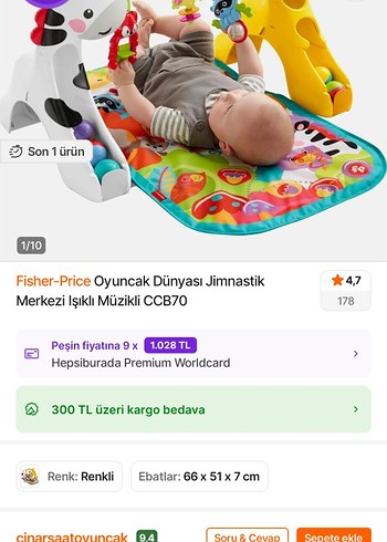 ışıklı müzikli oyuncak - Görsel 3