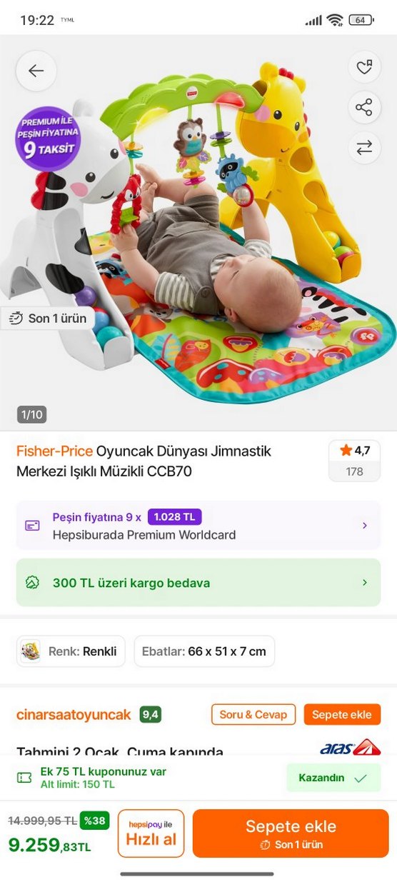 ışıklı müzikli oyuncak - Görsel 3