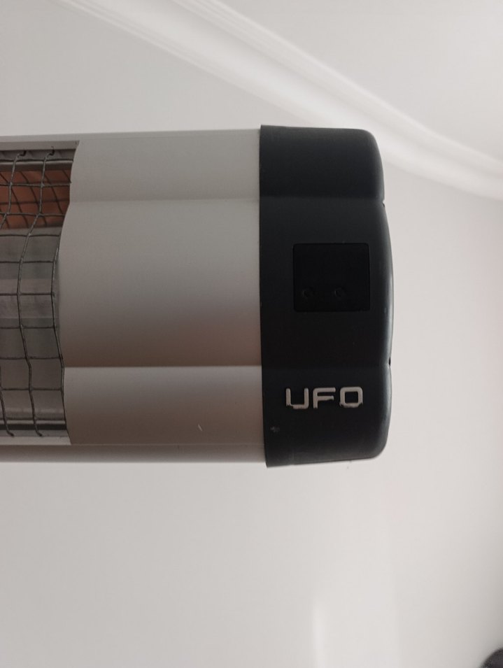 Ayarlanabilir Ayaklı Gri UFO Isıtıcı - Görsel 2