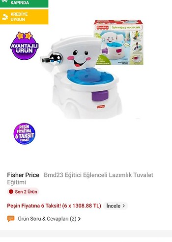 Fisher-Price Bebek Lazımlığı - Görsel 5