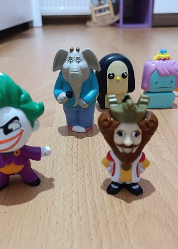 Renkli Karakter Aksiyon Figürleri Seti 10 adet - Görsel 2