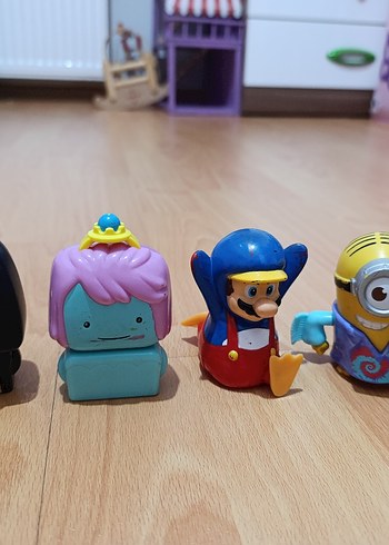 Renkli Karakter Aksiyon Figürleri Seti 10 adet - Görsel 3