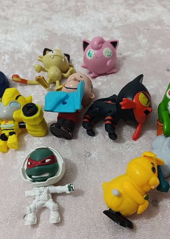 Renkli Çoklu Aksiyon Figürleri Seti - Görsel 5