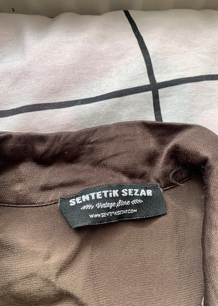 y2k Vintage Dar Kalıp Gömlek - Görsel 3