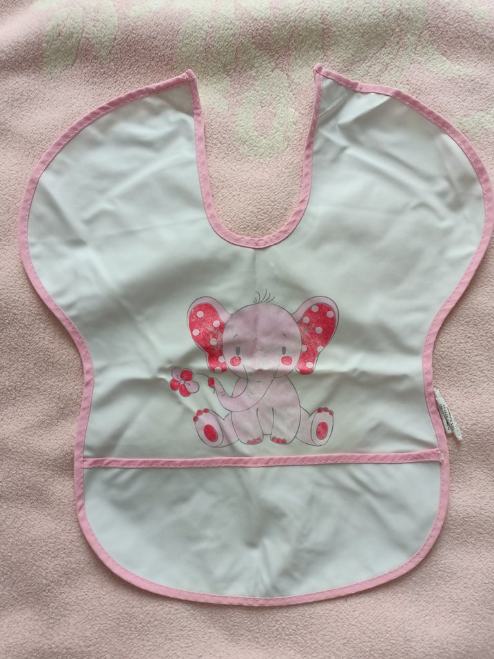 Pembe Desenli Bebek Önlüğü - Görsel 2