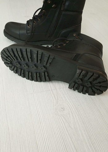 Siyah Bağcıklı Erkek Biker Bot - Görsel 4