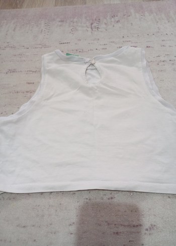 Beyaz Pamuklu krop - Görsel 5