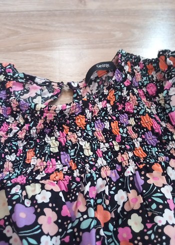 Çiçek Desenli Bohem Hamile Tunik - Görsel 2