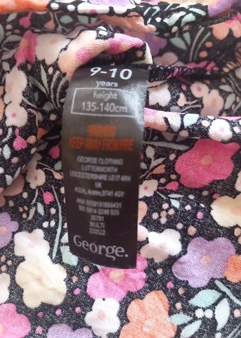 Çiçek Desenli Bohem Hamile Tunik - Görsel 3