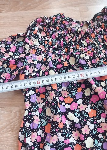 Çiçek Desenli Bohem Hamile Tunik - Görsel 5