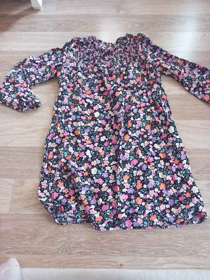 Çiçek Desenli Bohem Hamile Tunik - Görsel 4