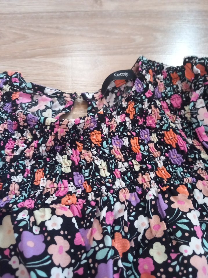 Çiçek Desenli Bohem Hamile Tunik - Görsel 2