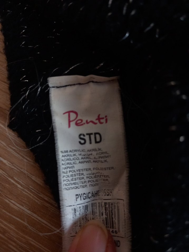 Kediler İçin Gri Tavşan Kulaklı Örgü Aksesuar - Görsel 3