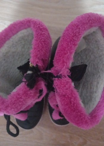 Pembe Kürklü Kız Botları - Görsel 2