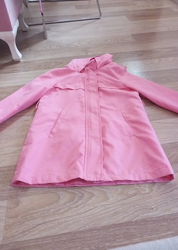 Pembe yağmurluk - Görsel 5