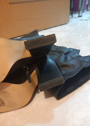 Deri Dizüstü  Stiletto Çizme - Görsel 6