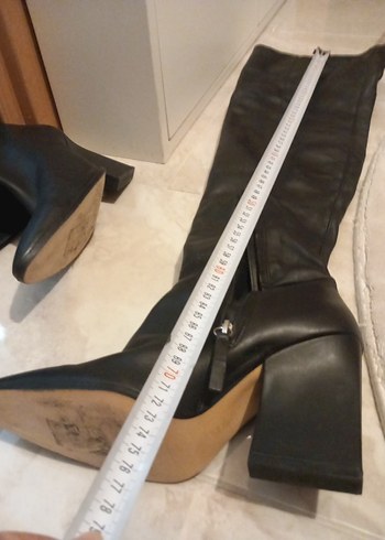 Deri Dizüstü  Stiletto Çizme - Görsel 3