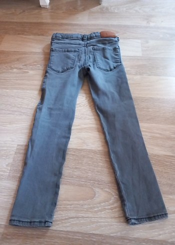 Zara Gri Çocuk Kot Pantolon