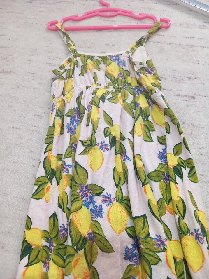 Sarı Bohem Midi Elbise - Görsel 3