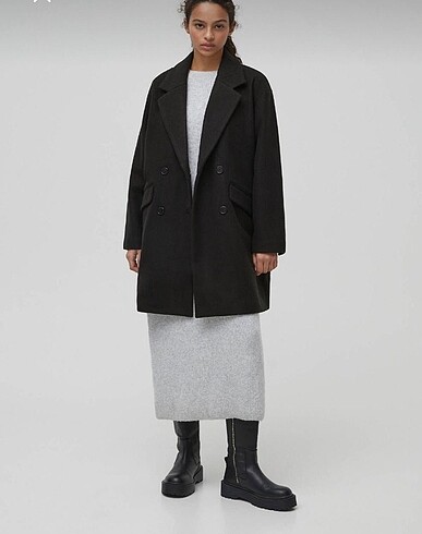 Pull bear siyah kaban