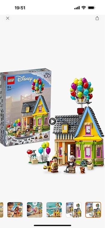 Beden Renk Lego 43217 Disney Pixar Yukarı Bak Evi