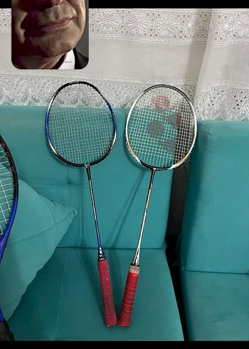Renkli Badminton Raketi Seti
