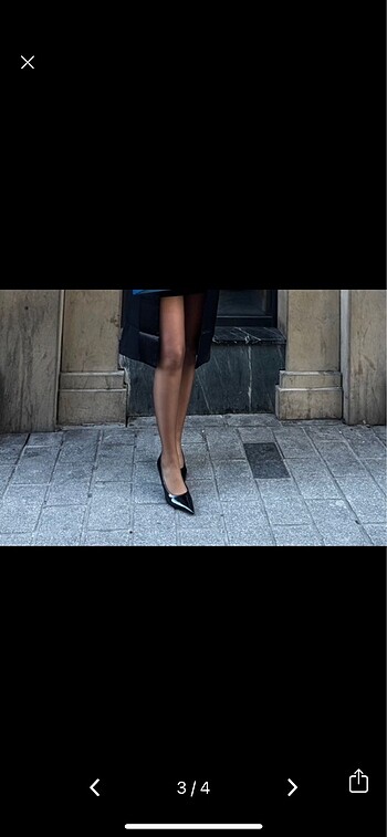 37 Beden zara stiletto ayakkabı