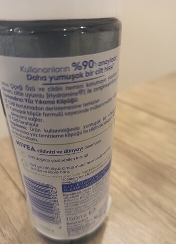  Beden Renk Nivea canlandırıcı yüz temizleme köpüğü 