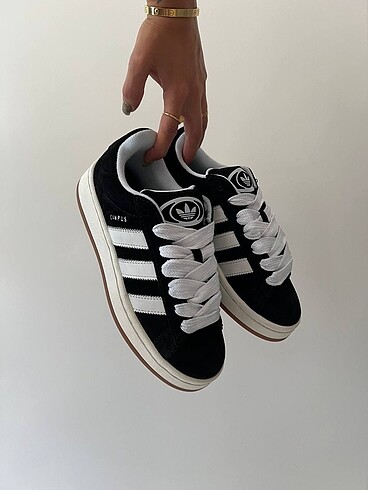 38 Beden siyah Renk Adidas Campus 00s Black