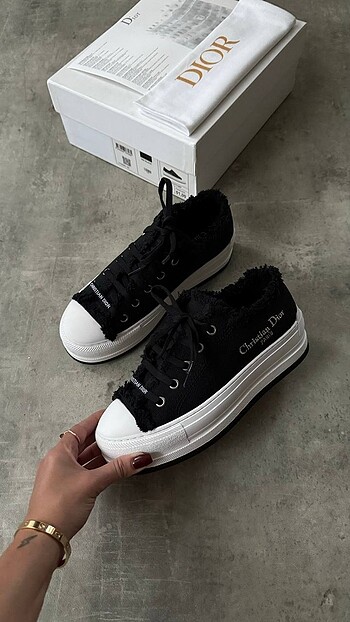 Dior Kadın Siyah Sneaker Platform