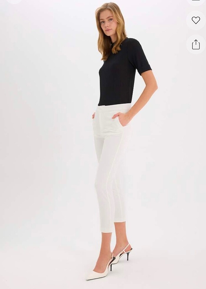 Normal bel bilek boy pantolon - Görsel 2