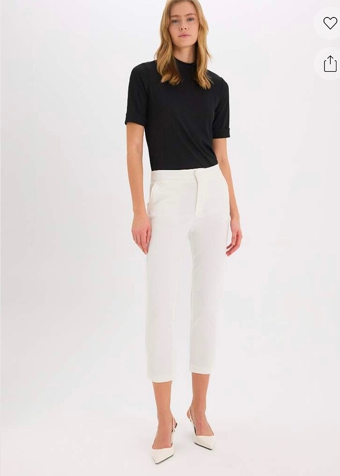 Normal bel bilek boy pantolon - Görsel 3