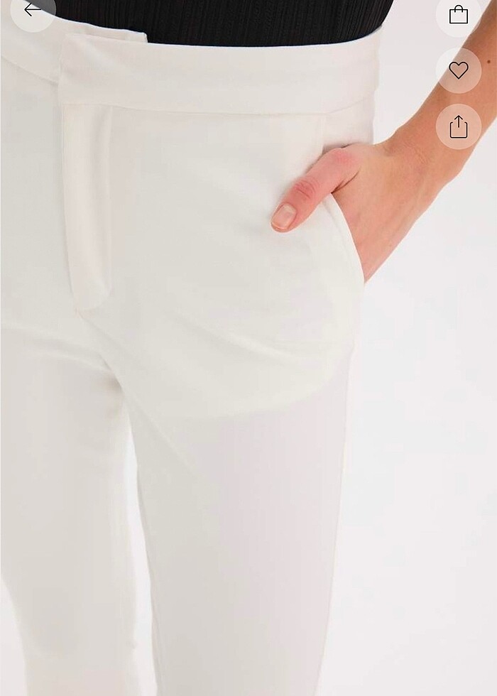 Normal bel bilek boy pantolon - Görsel 5