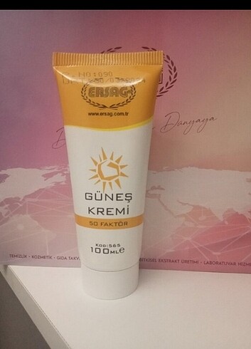 ERSAĞ GÜNEŞ KREMİ 