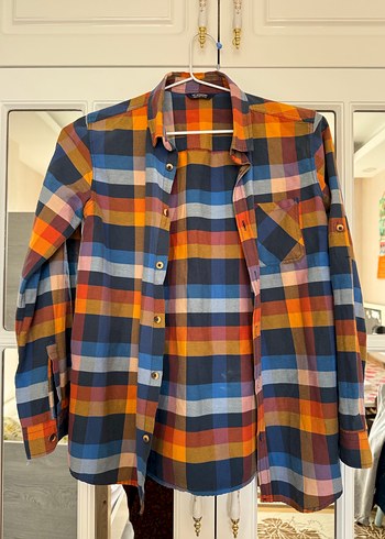 LC Waikiki Çok Renkli Düğmeli erkek Gömlek - Görsel 2