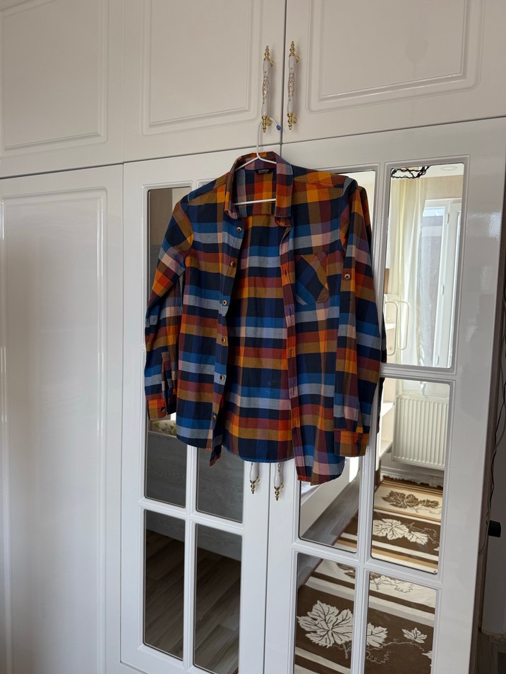 LC Waikiki Çok Renkli Düğmeli erkek Gömlek - Görsel 3