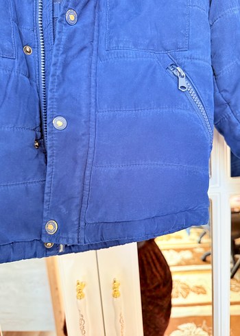 Erkek Çocuk Koyu Mavi Denim Mont - Görsel 3