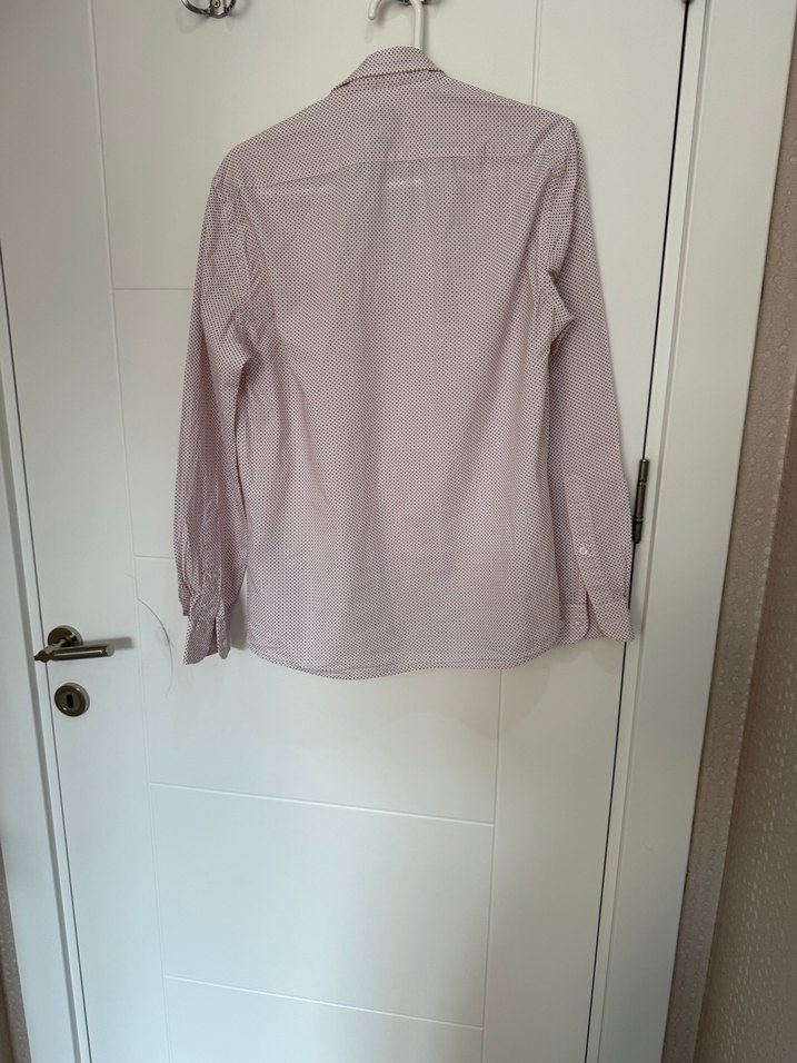 Bej Desenli Uzun Kollu Kadın Gömlek - Görsel 3