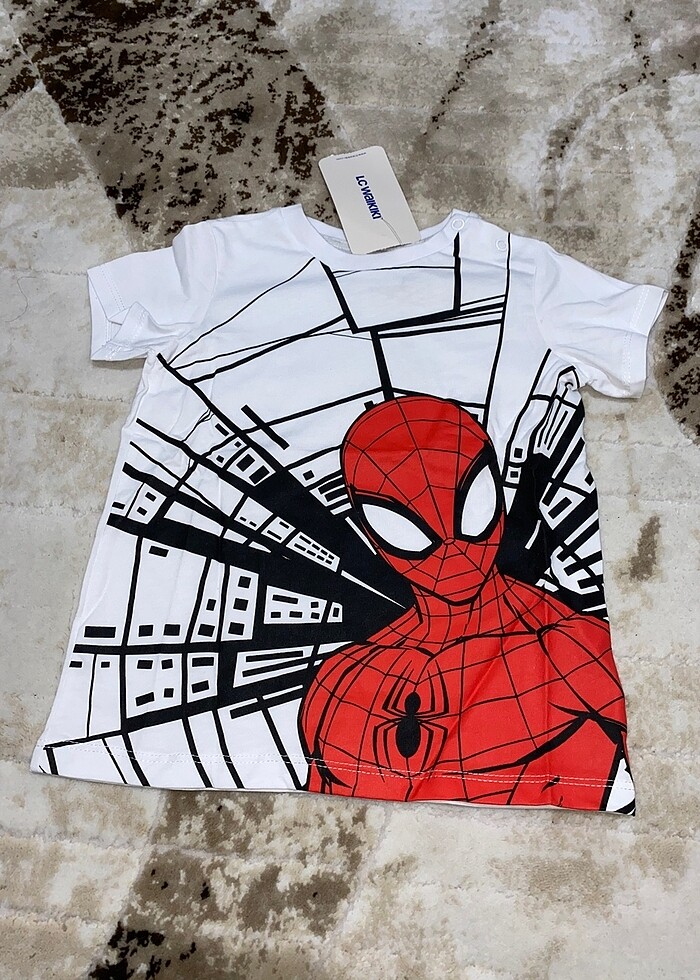Erkek Bebek SpiderMan Tişört - Görsel 3